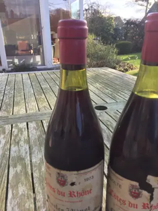 1973 Côtes du Rhône - Nuits St. Georges - 6 Fles (0,75 liter)