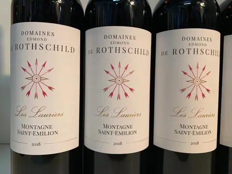 2018 Domaines Edmond De Rothschild Les Lauriers - Montagne Saint-Emilion - 6 Flessen (0.75 liter)