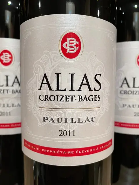 2011 Alias by Château Croizet-Bages - Pauillac - 6 Flessen (0.75 liter)