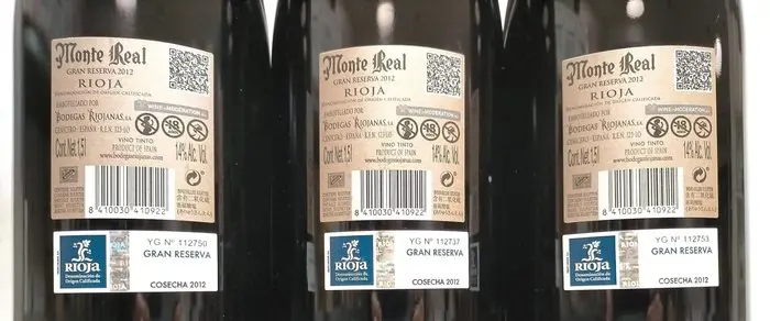 2012 Bodegas Riojanas, Monte Real - Rioja Gran Reserva - 3 Magnums (1.5L)