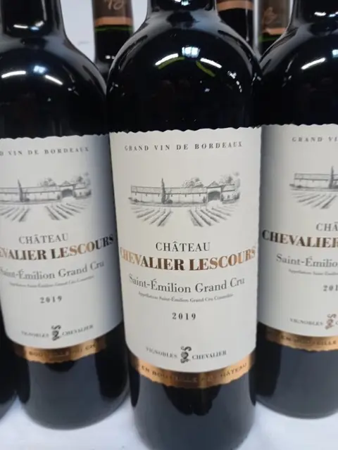 2019 Chateau Chevalier Lescours du domaine chevalier - Saint-Emilion Grand Cru - 12 Flessen (0.75 liter)