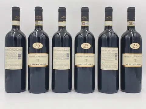 2014 Caprai, 25 Anni Sagrantino di Montefalco - Umbrië DOCG - 6 Flessen (0.75 liter)