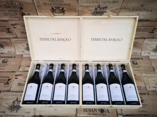 2013 Terre del Barolo 'Vinum Vita Est' Barolo Riserva - Piëmont DOCG - 8 Flessen (0.75 liter)