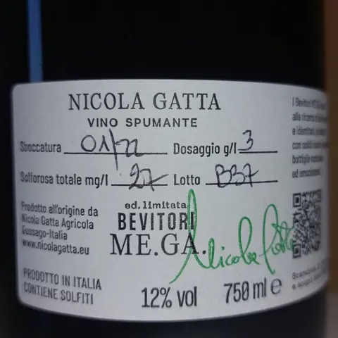 Nicola Gatta, Quattrocento R.D. 68 Lune - Gussago - 1 Fles (0,75 liter)