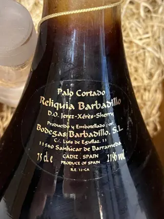 Barbadillo Reliquia Palo Cortado Sherry - Jerez - 1 Fles (0,75 liter)