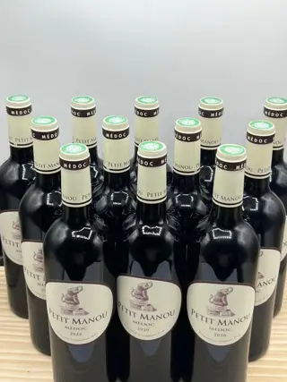 2020 Petit Manou- Francoise et Stephane Dief - Médoc - 12 Fles (0,75 liter)