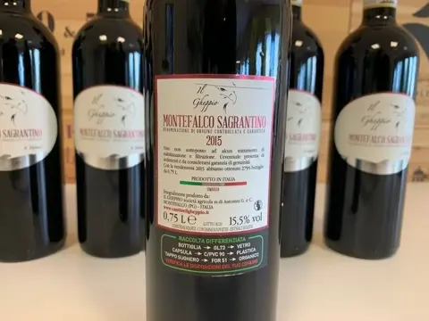 2015 Il Gheppio Sagrantino di Montefalco - Umbrië - 6 Flessen (0.75 liter)