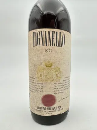 1977 Marchesi Antinori, Tignanello - Toscana IGT - 1 Fles (0,75 liter)