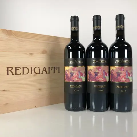 2018 Tua Rita “Redigaffi” Merlot - Toscane - 3 Flessen (0.75 liter)