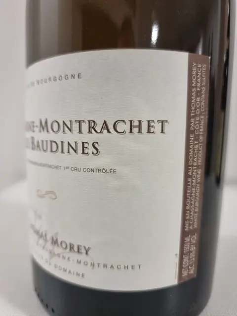2010 Chassagne-Montrachet 1° Cru "Les Baudines" - Thomas Morey - Bourgondië - 1 Magnum (1,5 L)