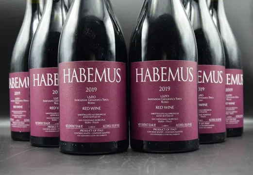 2019 Habemus, Etichetta Rossa - Lazio IGT - 6 Flessen (0.75 liter)