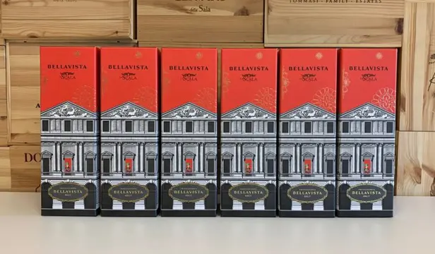 2017 Bellavista "Teatro La Scala" - Franciacorta Brut Millesimato - 6 Flessen (0.75 liter)