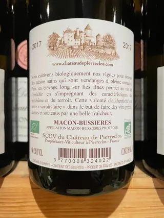 2017 Château Pierreclos - Macon Bussières Vieilles Vignes - Bourgondië - 12 Flessen (0.75 liter)