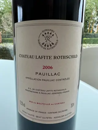 2006 Chateau Lafite Rothschild - Pauillac 1er Grand Cru Classé - 1 Fles (0,75 liter)
