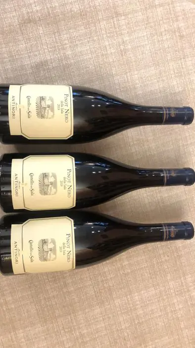 2019 Marchesi Antinori Castello della Sala Pinot Nero - Umbrië - 3 Flessen (0.75 liter)