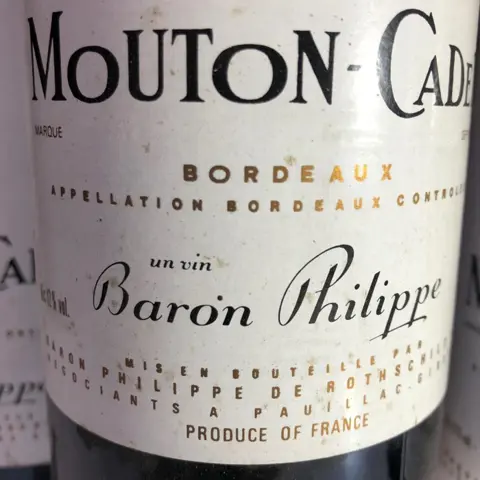 1987 Mouton Cadet - Bordeaux - 4 Flessen (0.75 liter)