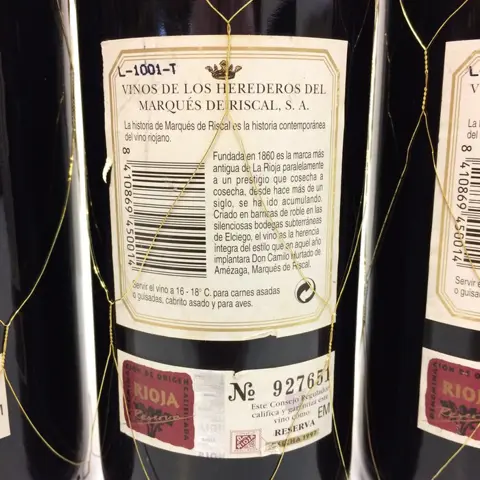 1997 Marques de Riscal - Rioja Reserva - 3 Flessen (0.75 liter)