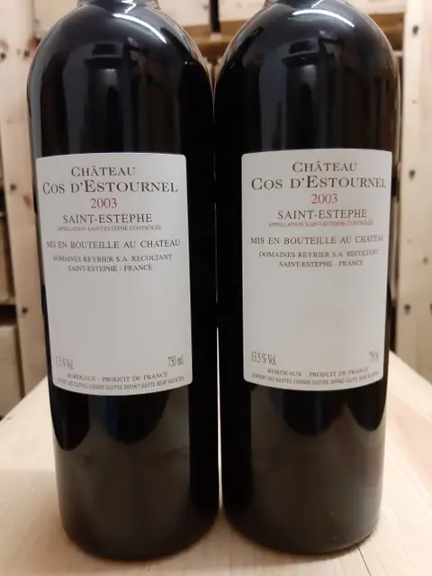2003 Chateau Cos d'Estournel - Saint-Estèphe 2ème Grand Cru Classé - 2 Flessen (0.75 liter)