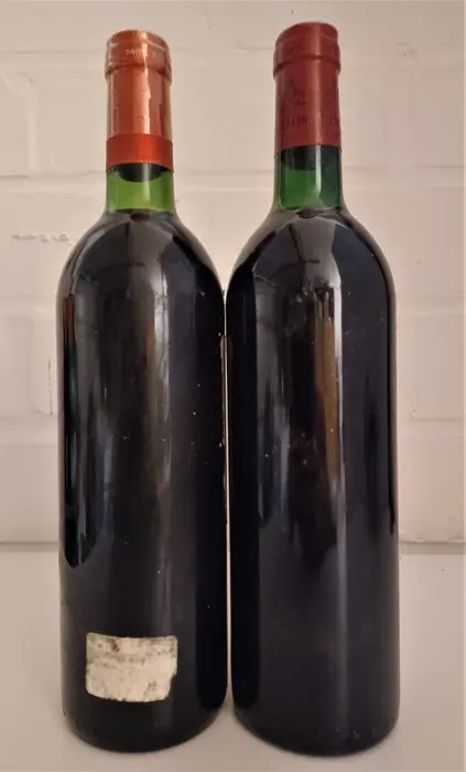 1985 Château l'Enclos & 1979 Château l'Arrosée - Pomerol, Saint-Emilion - 2 Flessen (0.75 liter)