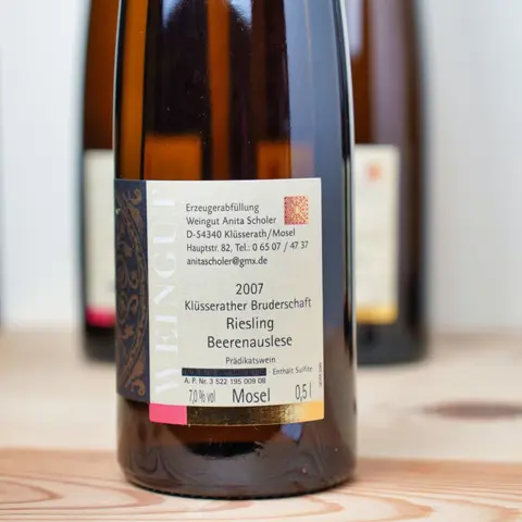 2007 Anita Scholer - Riesling Beerenauslese - Klüsserather Bruderschaft - Moezel - 3 Jennies (0.5L)