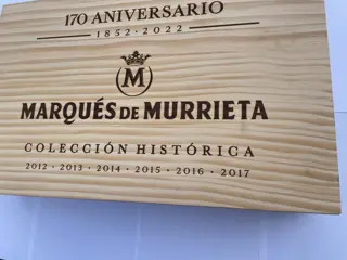 2012, 2013, 2014, 2015, 2016 & 2017 Marques de Murrieta Ygay Colección Histórica 170 Aniversario - Rioja Reserva - 6 Flessen (0.75 liter)