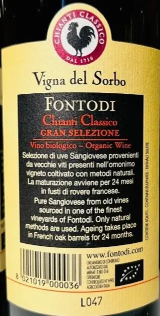 2014 Fontodi, Vigna del Sorbo Gran Selezione - Chianti Classico DOCG - 3 Flessen (0.75 liter)