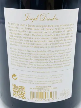 2016 Mazis-Chambertin Grand Cru "Cuvée Madeleine Collignon" - Hospices de Beaune - Joseph Drouhin - Bourgondië - 1 Magnum (1,5 L)