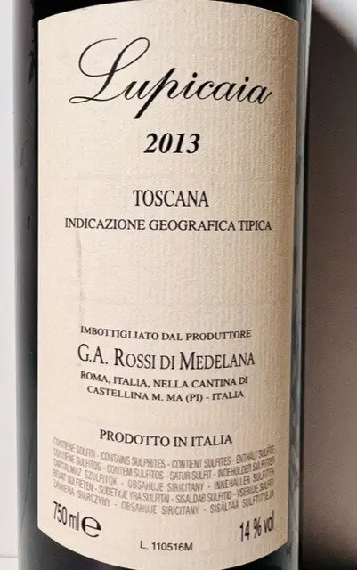 2013 Castello del Terriccio, Lupicaia - Toscana IGT - 1 Fles (0,75 liter)