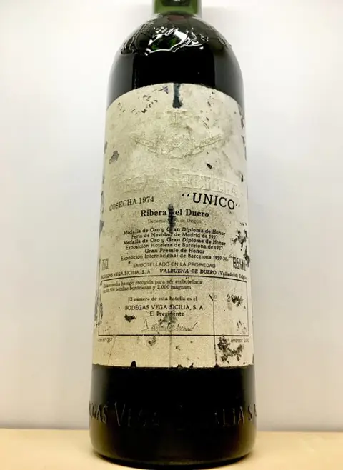 1974 Vega Sicilia Unico - Ribera del Duero Gran Reserva - 1 Fles (0,75 liter)