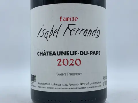 2020 Famille Isabel Ferrando Saint Prefert Châteauneuf-Du-Pape - Rhône - 1 Magnum (1,5 L)