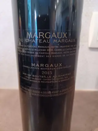 2015 Margaux du Chateau Margaux, 3rd wine of Ch. Margaux - Margaux - 1 Fles (0,75 liter)