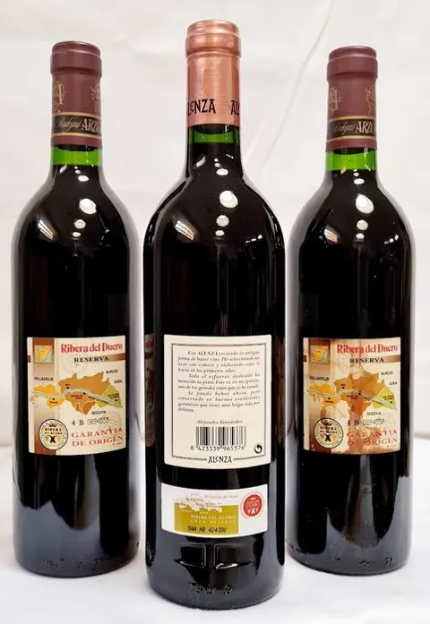 1995 Bodegas Arzuaga, Reserva x2 & 1999 Condado de Haza, Alenza, Gran Reserva - Ribera del Duero - 3 Flessen (0.75 liter)