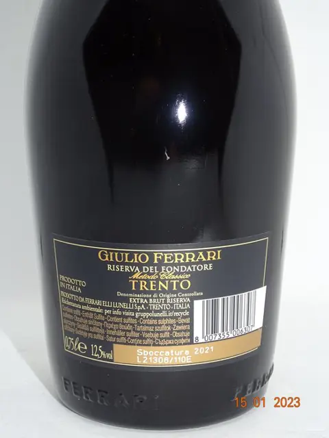 2009 F.lli Lunelli, Giulio Ferrari "Riserva del Fondatore" - Trentino Alto Adige - 1 Fles (0,75 liter)