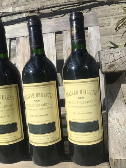 2000 Château Brillette - Moulis - 5 Flessen (0.75 liter)