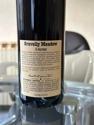 2016 Diamond Creek Gravelly Meadow Cabernet Sauvignon - Californië - 1 Fles (0,75 liter)