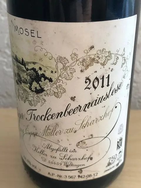 2011 Egon Müller - Scharzhofberger Trockenbeerenauslese - Moezel - 1 Fles (0,75 liter)