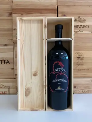 2017 Castiglion del Bosco "Campo del Drago" - Brunello di Montalcino - 1 Dubbele Magnum/Jerobeam (3.0 L)