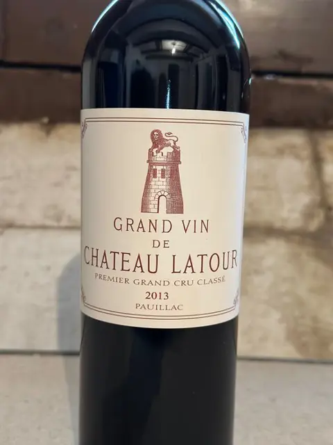 Chateau Latour 2013 - Pauillac 1er Grand Cru Classé - 1 Fles (0,75 liter)
