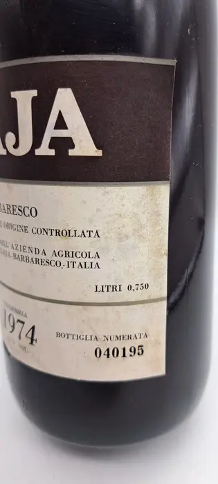 1974 Gaja - Barbaresco - 2 Flessen (0.75 liter)