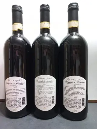 2009, 2013 & 2014 Mastrojanni - Brunello di Montalcino DOCG - 3 Flessen (0.75 liter)