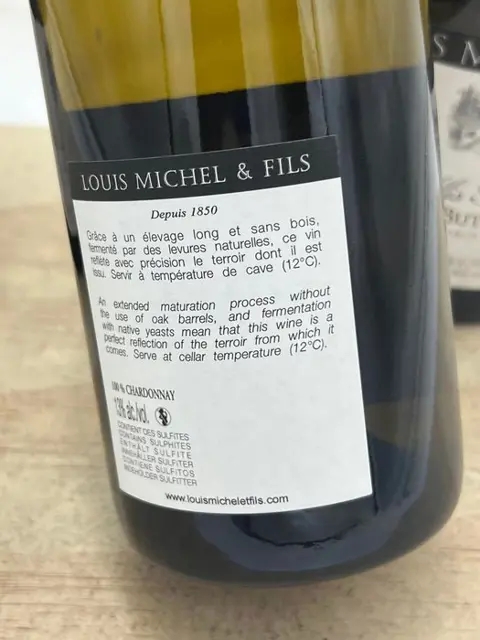 2020 Chablis 1° Cru "Butteaux" Vieilles Vignes - Louis Michel & Fils - 3 Fles (0,75 liter)