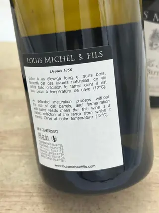 2020 Chablis 1° Cru "Butteaux" Vieilles Vignes - Louis Michel & Fils - 3 Fles (0,75 liter)