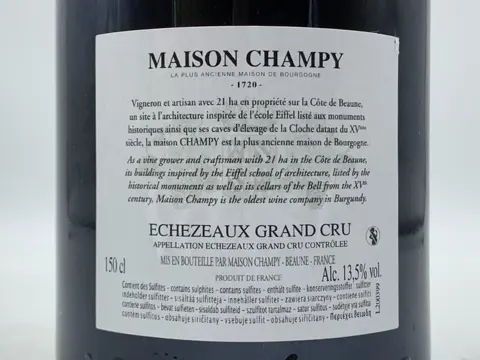 1997 Échezeaux Grand Cru - Maison Champy - Bourgondië - 1 Magnum (1,5 L)