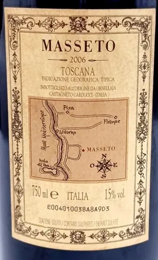 2006 Masseto - Bolgheri - 1 Fles (0,75 liter)