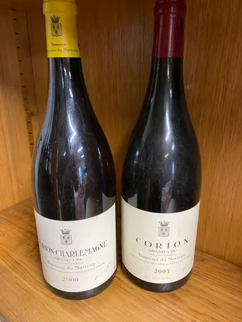 2000 Corton Charlemagne Grand Cru & 2003 Corton Grand Cru - Bonneau du Martray - Bourgondië - 2 Magnums (1.5L)