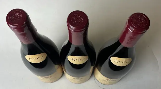 2001 Corton Grand Cru "Clos des Vergennes" - Domaine Cachat-Ocquidant - Bourgondië - 3 Fles (0,75 liter)