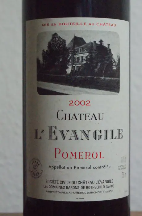 2002 Chateau l'Evangile - Pomerol - 1 Fles (0,75 liter)