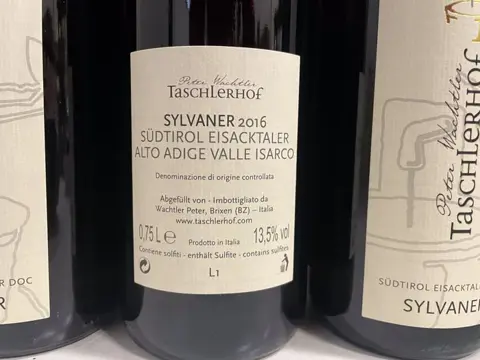 2016 Sylvaner Taschlerhof Peter Wachtler Eisacker - Trentino Alto Adige - 6 Flessen (0.75 liter)