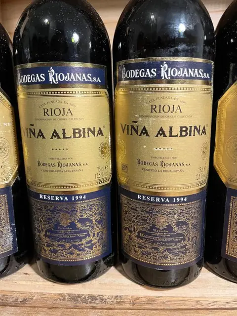 1994 Bodegas Riojanas, Viña Albina (Centenary Edition) - Rioja Reserva - 12 Flessen (0.75 liter)