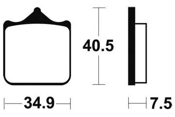 REMBLOKKEN VOOR KTM 990 SM + SMT 2009 - 2010